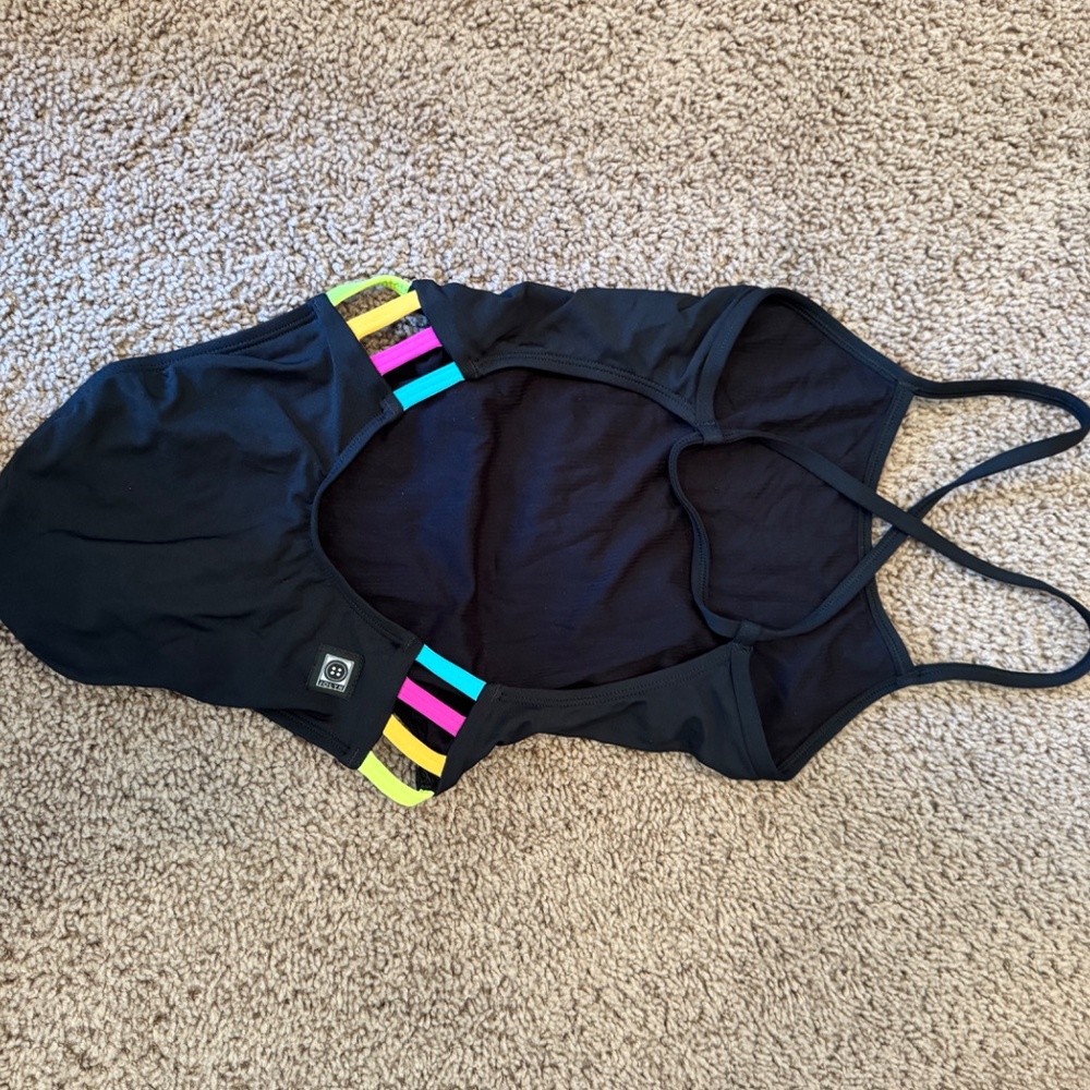 Jolyn Julian 2 Size 26 Black Fixed Back Color Block - Picture 3 of 7
